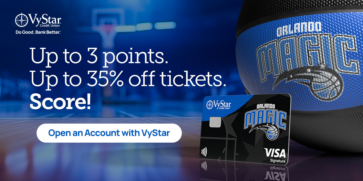 VyStar Orlando Magic Visa Signature Rewards Credit Card VyStar Credit Union